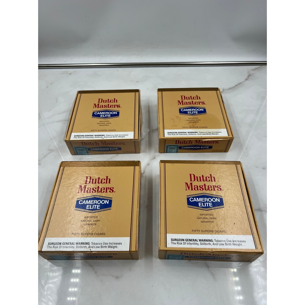 Dutch Masters Panetela 50 Cigar Boxes (Empty) Storage Display Lot 4